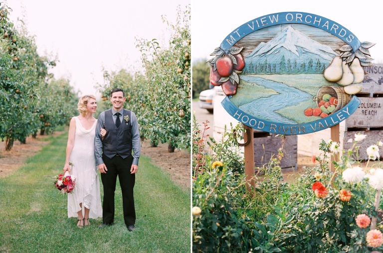 Mt. View Orchards Wedding Hood River, Oregon Wedding Photographer