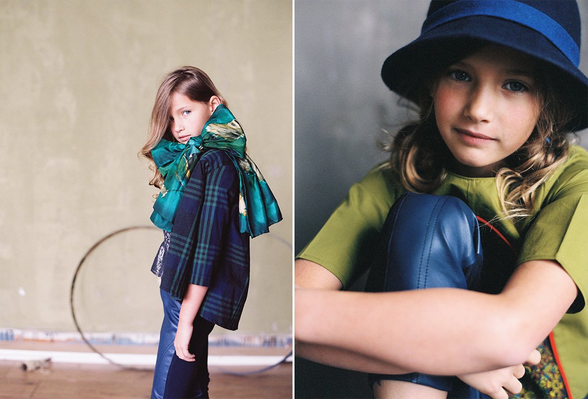 Simply Splendid industrial child fashion editorial