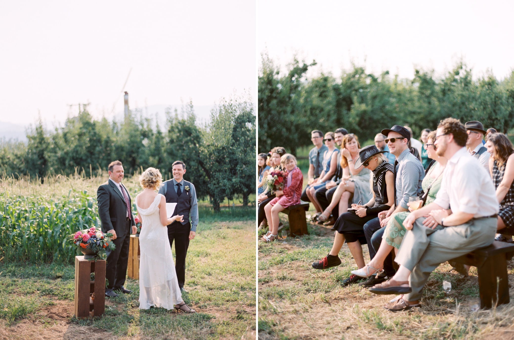 Mt. View Orchards wedding, Simply Splendid, orchard wedding