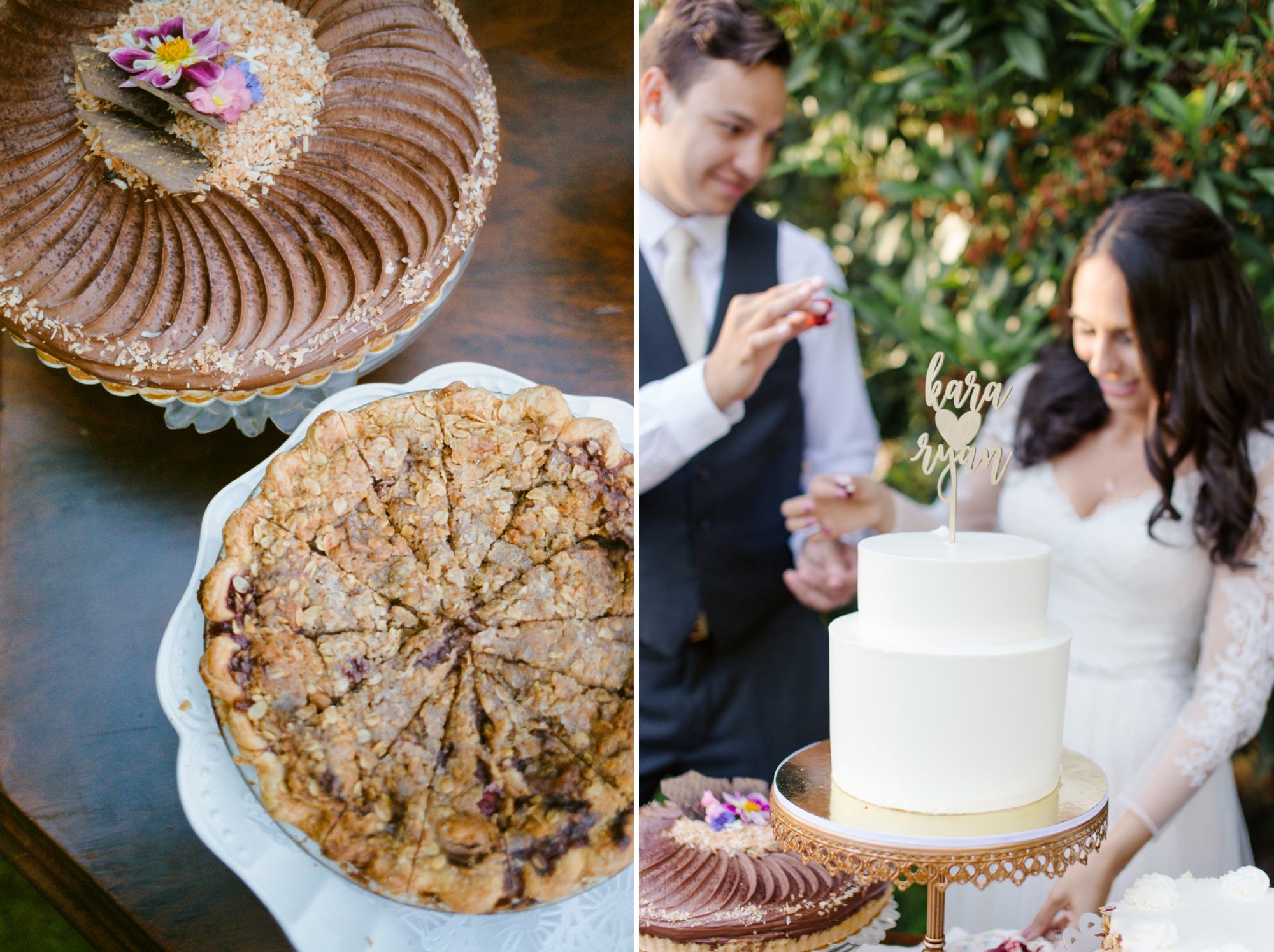Portland wedding, Oregon, Pacific Northwest, dessert details